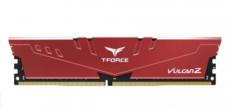 Team Vulcan Z Red CL16 DDR4 32G KIT(2x16G) 3200MHz (TLZRD432G3200HC16FDC01)