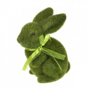 Декоративная фигурка Flora Пасхальный Кролик зеленый 40341, 20.5 см.