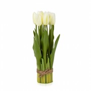 Букет тюльпанів 29 см, білий (8931-004) Elso