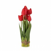 Букет тюльпанів 32 см, червоний (8931-022) Elso