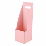 Коробка для цветов Комплимент 11*11*35, розовая (8916-006-1) Elso