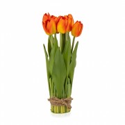 Букет тюльпанів 29 см, помаранчевий (8931-007) Elso
