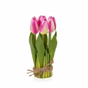 Букет тюльпанів 19 см, рожевий (8931-002) Elso
