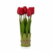 Букет тюльпанів 25 см, червоний (8931-011) Elso