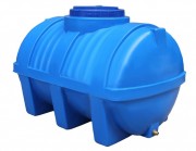 Пластиковая емкость для дома, дачи, сада на 250 литров горизонтальная EG250