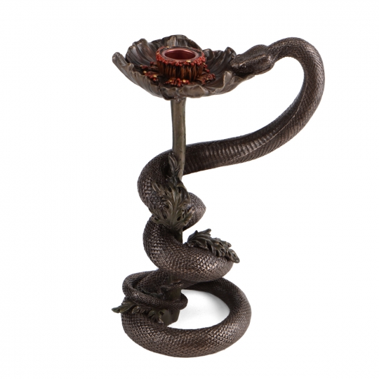 Свічник Змія на маку, 24 см (75823A4) Elso
