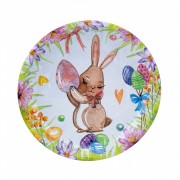 Тарелка Хлопоты кроликов разноцветная 19 см (8909-008)  Elso