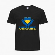 Футболка мужская Украина р. S Черный 9223-3687