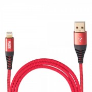 Кабель PULSO USB - Lightning 3А, 2m, red (CC-4202L RD)