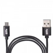 Кабель VOIN CC-1802M BK, USB - Micro USB 3А, 2m, black (CC-1802M BK)
