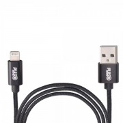 Кабель VOIN CC-1801L BK, USB - Lightning 3А, 1m, black (CC-1801L BK)