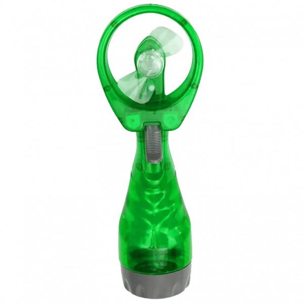 Портативный ручной мини вентилятор Water Spray Fan Зеленый