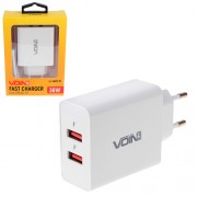 Сетевое зарядное устройство VOIN 36W, 2USB QC3.0  (LC-36523 W)