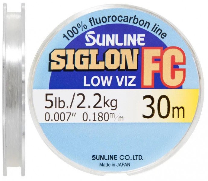 Флюорокарбон Sunline SIG-FC 30м 0.180мм 2.2кг поводковый