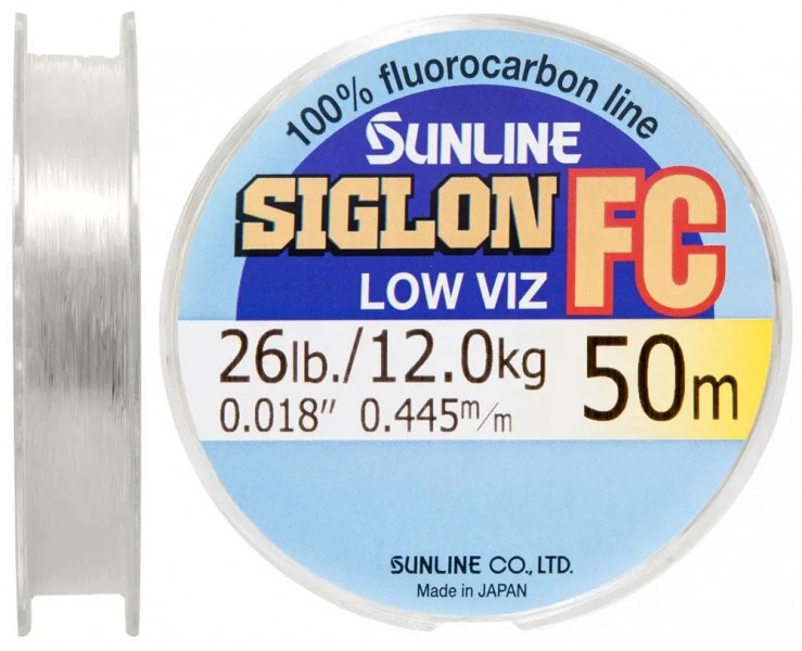 Флюорокарбон Sunline SIG-FC 50м 0.445мм 12кг повідковий