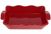 Прямокутна форма для випічки з ручками Bonadi, 38см, колір - червоний (319-348)