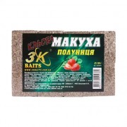 Макуха 3K Baits (натуральна) 210г полуниця
