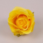 Головка Розы Flora желтая 23787