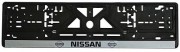 Рамка номера пластик NISSAN (РНШ-14051М)