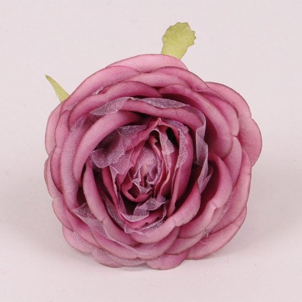 Головка Троянди Flora темно-рожева 23598