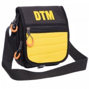Сумка вертикальная маленькая через плечо DTM SP-Sport 505-E черная с желтым
