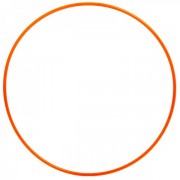 Обруч цельный гимнастический пластиковый SP-Planeta PK-5048-89 оранжевый