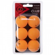 Набір м'ячів для настільного тенісу DUNLOP 40+ CLUB CHAMP DL679350 6шт помаранчевий