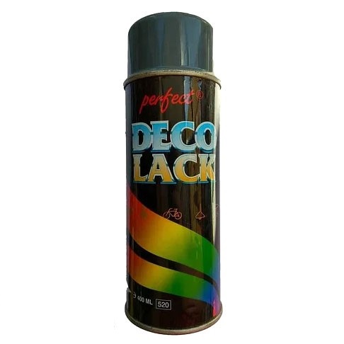 Deco Lack Краска аэрозольная Perfect для бамперов 400ml /Тёмно-серый (11725)