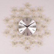 Часы металлические с стразами Flora D-45 см. 38214