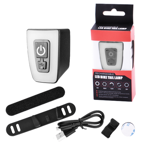 Велосипедный фонарь габаритный T11-15LED, ЗУ micro USB, встроенный аккумулятор (T11-15LED)