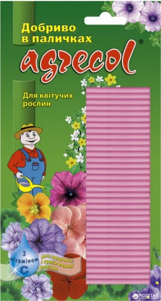 AGRECOL для цветущих растений, палочки Bubochka 04-01-009