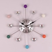 Часы металлические с стразами Flora D-37 см. 38199