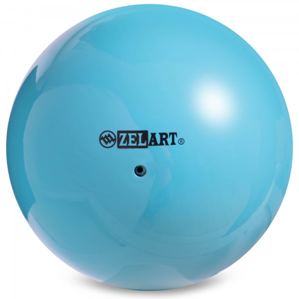 М'яч для художньої гімнастики Zelart RG150 15см Блакитний