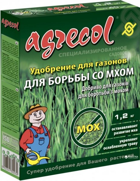 AGRECOL для газонів та боротьби з мохом Bubochka 04-01-013