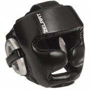Шлем боксерский с полной защитой ZELART BO-1355 M-XL Черный