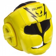 Шлем боксерский с полной защитой ZELART BO-1375 M-XL Лимонный-черный