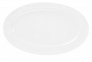 Блюдо фарфоровое сервировочное овальное Bonadi 30см, цвет - белый (988-150)