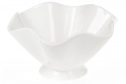 Салатник фарфоровый Bonadi Волан, 400мл, цвет - белый (988-210)