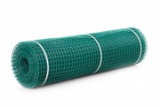 Сетка пластиковая Клевер Забор ячейка 20ммх20мм/1мх20м. Темно-зеленый M-20085