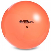 Мяч для художественной гимнастики 15см Zelart RG 150 Оранжевый