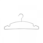 Вешалка для одежды просиликоненая Hoz Пиджак металлическая 40 см 10 шт. Серый (MMS-R85358)