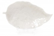Блюдо фарфоровое Bonadi Лист, 17см, цвет - белый (727-112)
