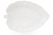 Блюдо фарфоровое сервировочное Bonadi Лист 36см, цвет - белый (988-113)