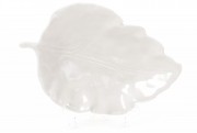 Блюдо фарфоровое Bonadi Лист, 19см, цвет - белый (727-114)