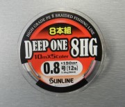 Шнур Sunline Deep One 8HG 150м #0.8/0.148mm 5.6kg