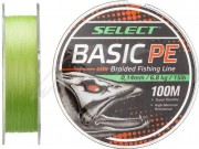 Шнур Select Basic PE 100м (салатовий) 0.16 мм 8.3 кг