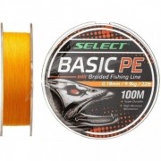 Шнур Select Basic PE 100м (жовтогарячий) 0.18 мм 9.9 кг