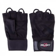 Перчатки для тяжелой атлетики Zelart SB-161070 S черный
