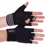 Перчатки для тяжелой атлетики Zelart TA-2241 L черный