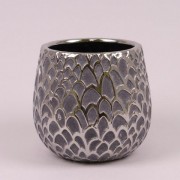 Кашпо керамическое Flora H-16,5 см. 38483